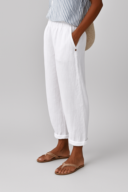 Lily | Women's Straight-Leg Pants with Pockets 5