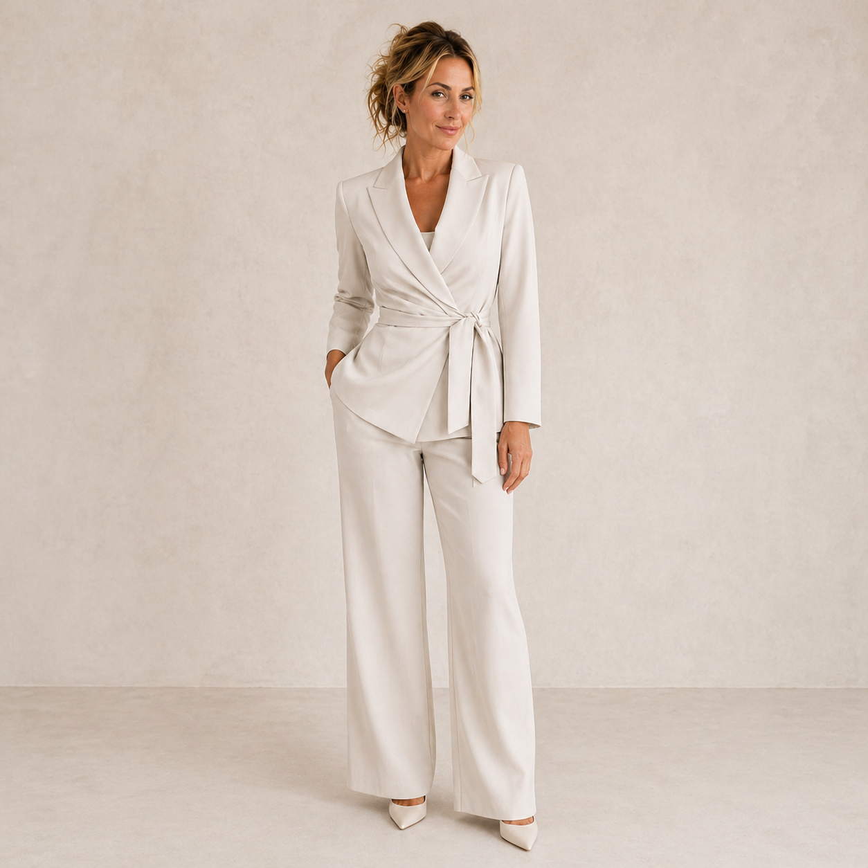 Lily | Women's Suit with Wide Trousers 1