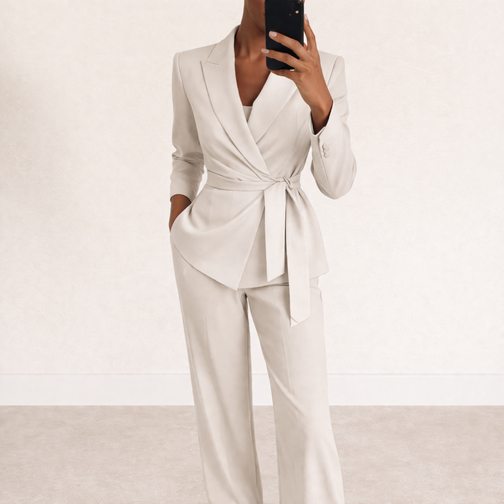 Lily | Women's Suit with Wide Trousers 2