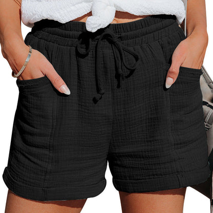 Lily | Women's Summer Shorts with Adjustable Waistband and Pockets 5