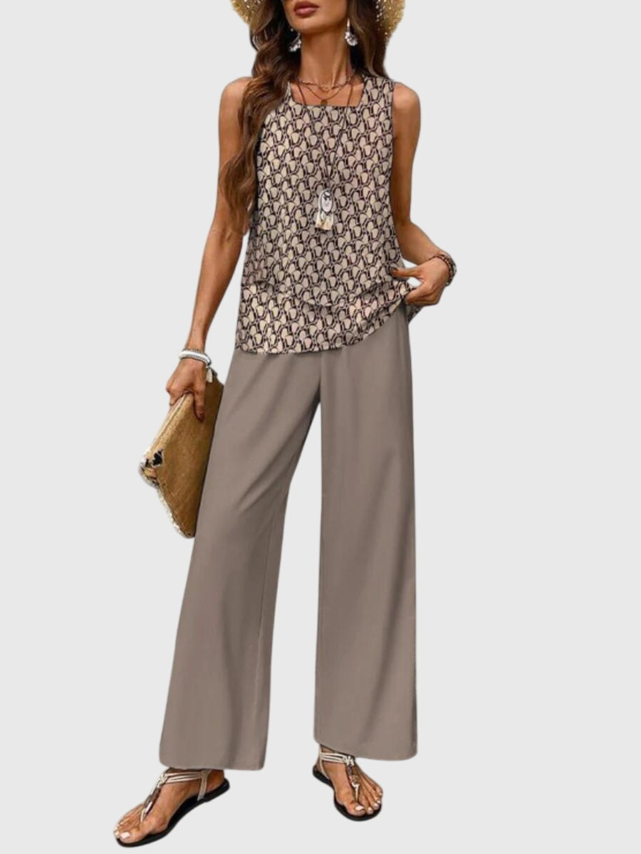 Lily | Women's Two Piece Summer Outfit with Square Neckline 5