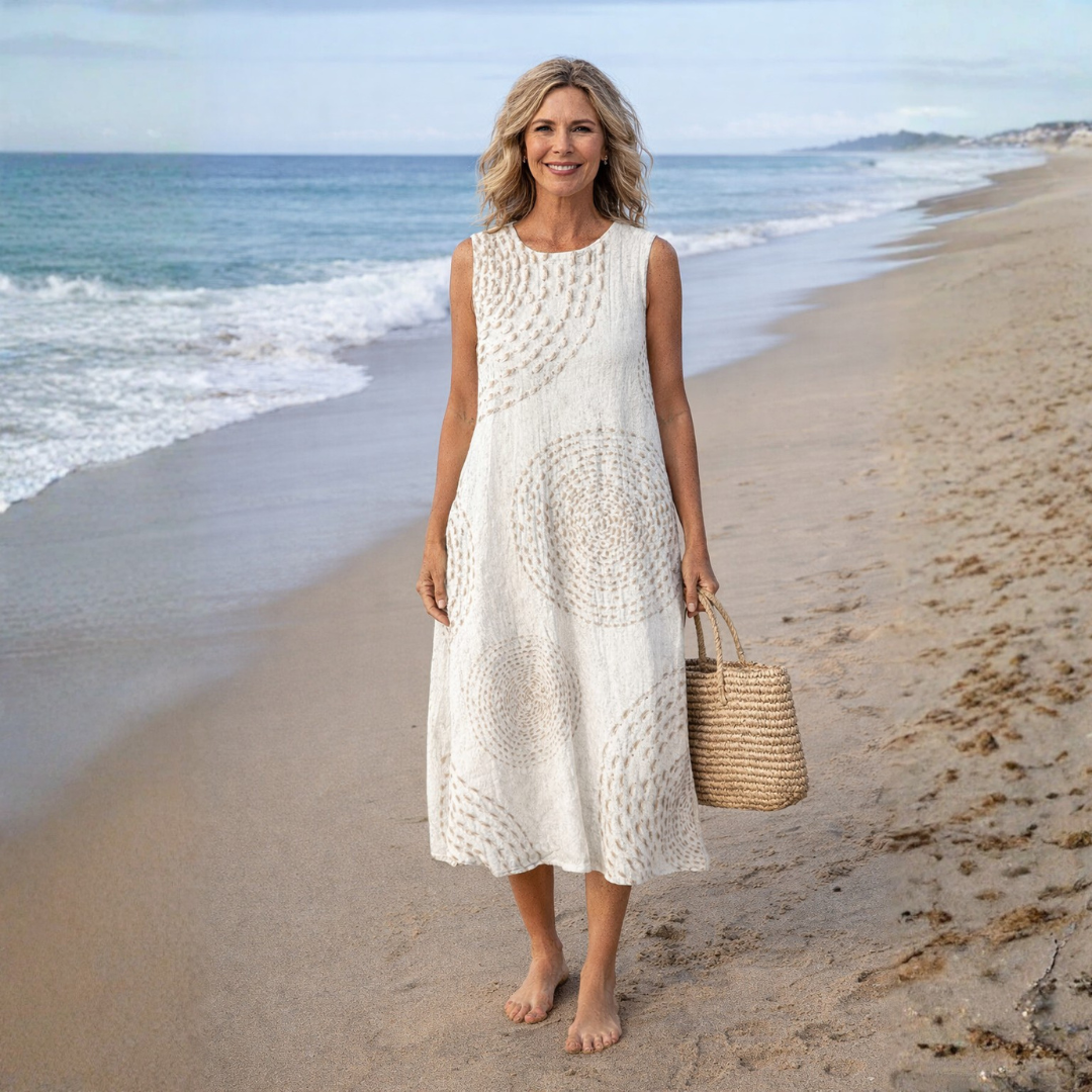 Maya | Women's Midi Dress with Pockets 1