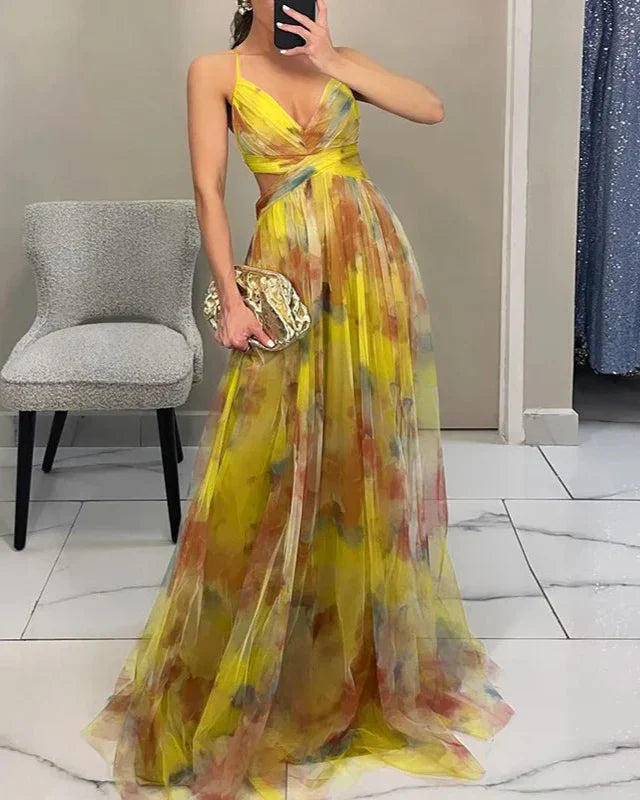 Mia | Women's Backless Maxi Dress 11