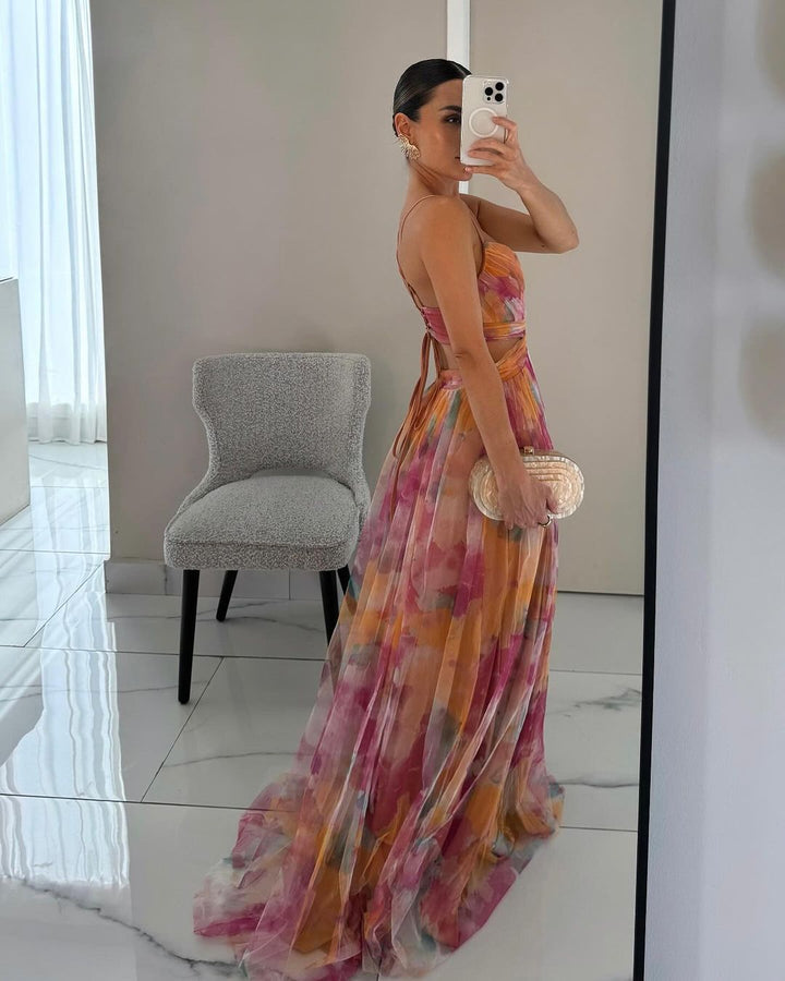 Mia | Women's Backless Maxi Dress 3