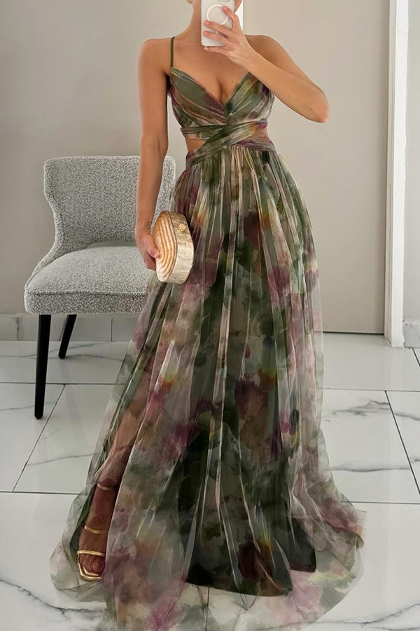Mia | Women's Backless Maxi Dress 6