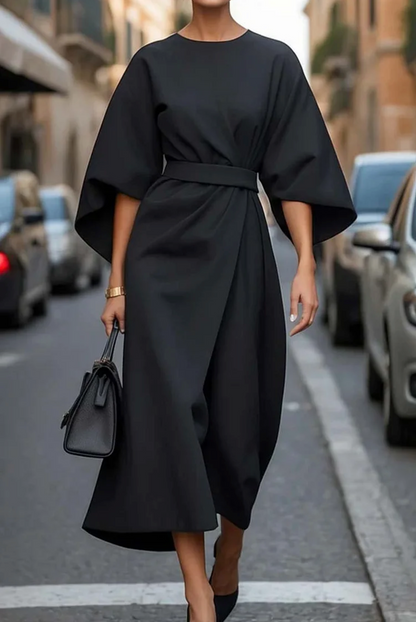 Mia | Women's Belted Midi Dress 1