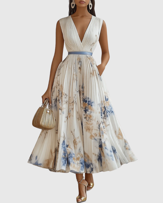 Mia | Women's Floral Midi Dress 0