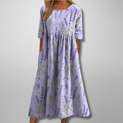 Mia | Women's Floral Print Midi Dress 2