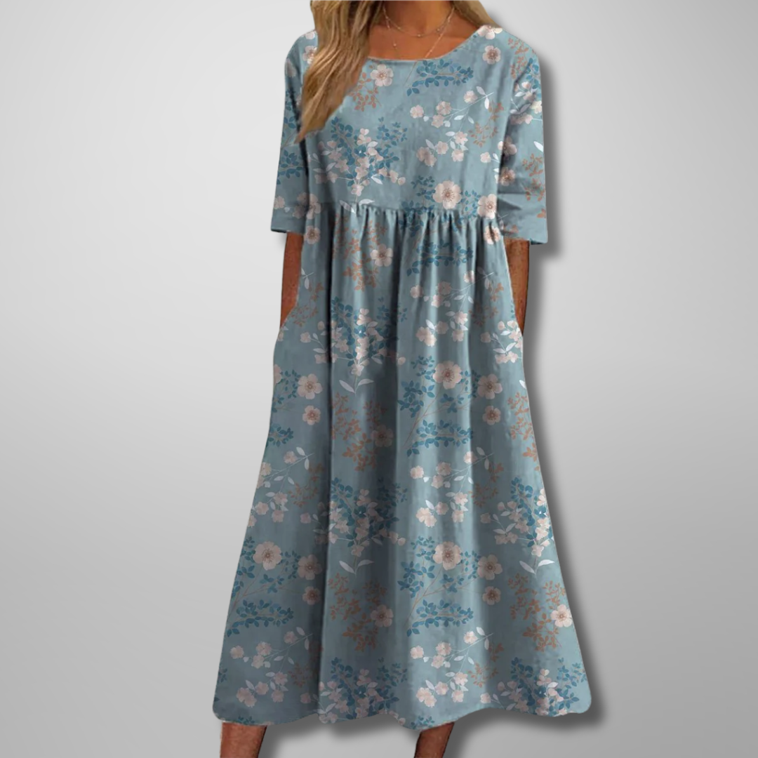 Mia | Women's Floral Print Midi Dress 4