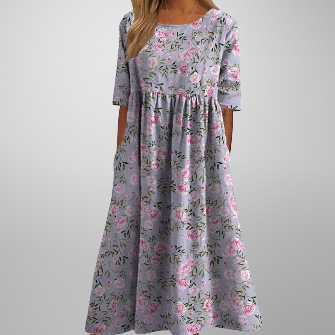 Mia | Women's Floral Print Midi Dress 5