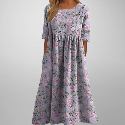 Mia | Women's Floral Print Midi Dress 5