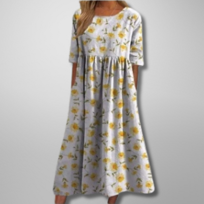 Mia | Women's Floral Print Midi Dress 6