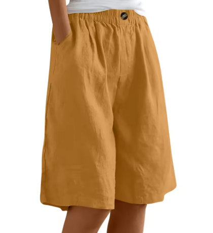 Olivia | Women's Shorts Relaxed Fit Mid-Thigh 12