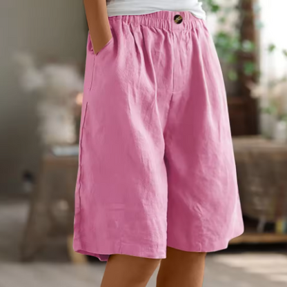 Olivia | Women's Shorts Relaxed Fit Mid-Thigh 4