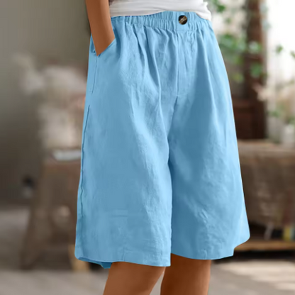 Olivia | Women's Shorts Relaxed Fit Mid-Thigh 6