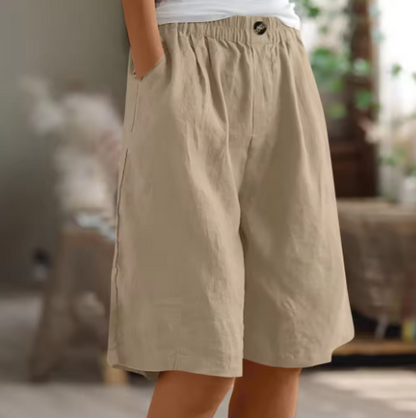 Olivia | Women's Shorts Relaxed Fit Mid-Thigh 7