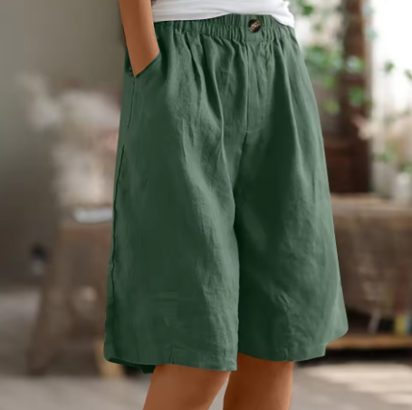 Olivia | Women's Shorts Relaxed Fit Mid-Thigh 8