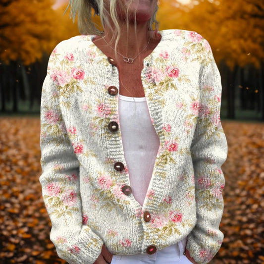 Jessie | Floral Button Cardigan