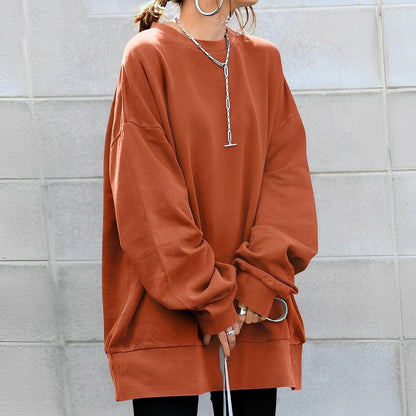 Mila | Oversized Cotton-Blend Sweatshirt