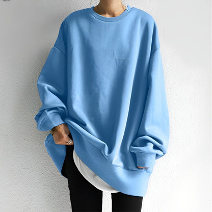 Mila | Oversized Cotton-Blend Sweatshirt