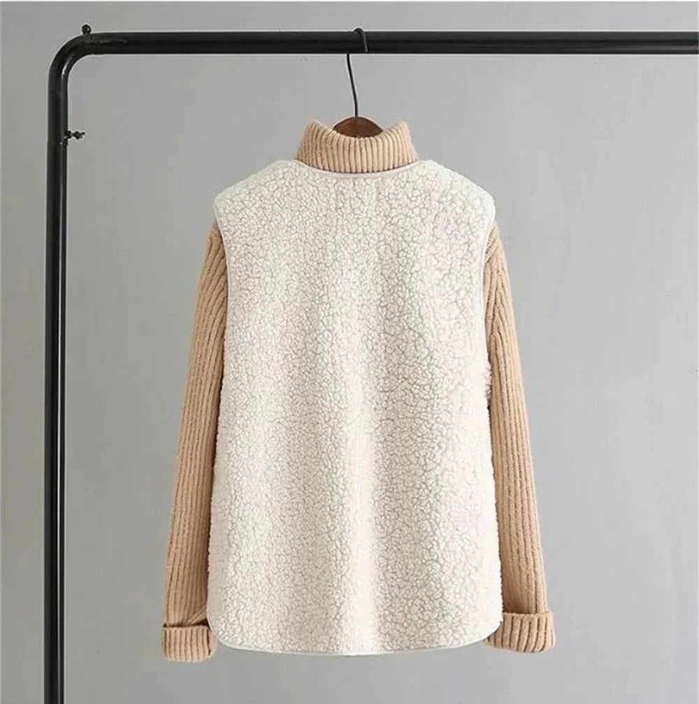 Norah | Ribbed Knit Button-Up Vest