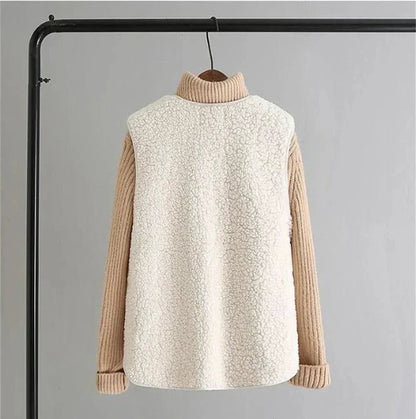 Norah | Ribbed Knit Button-Up Vest