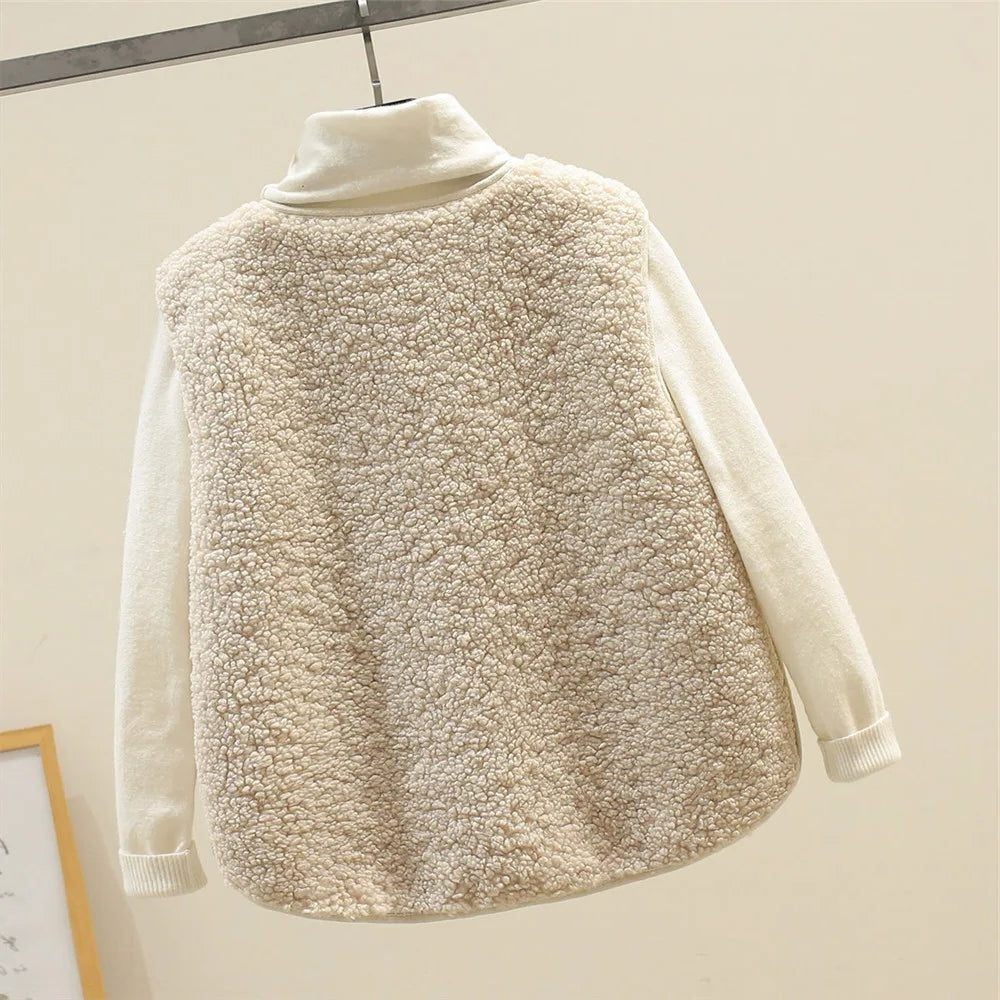 Norah | Ribbed Knit Button-Up Vest