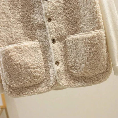 Norah | Ribbed Knit Button-Up Vest