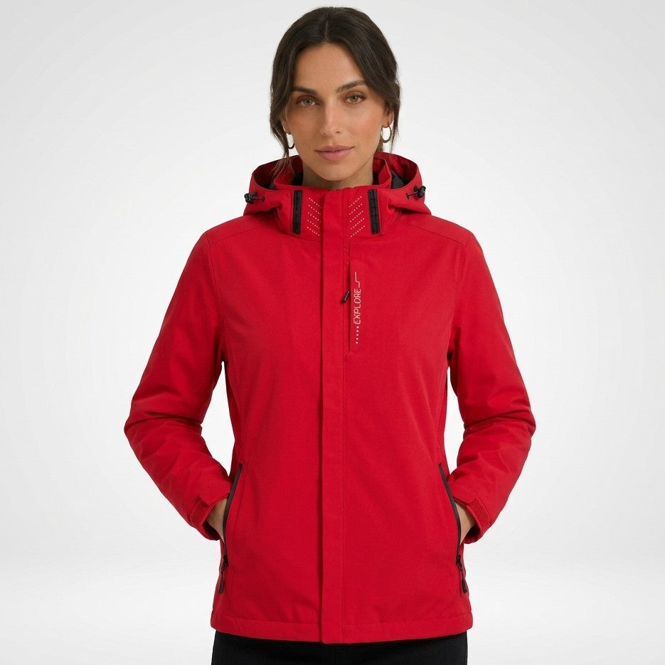 Sage | Hooded Raincoat with Zip Pockets