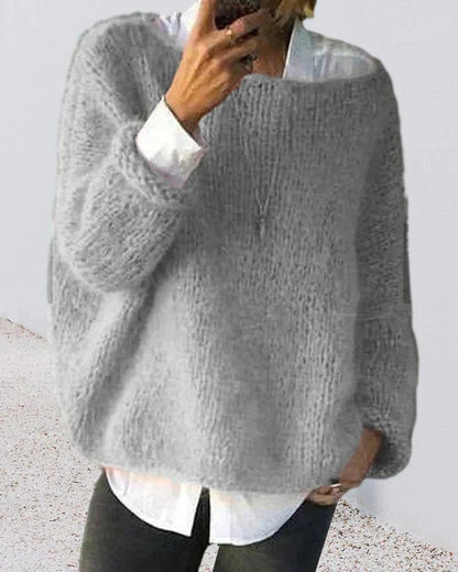 Sarai | Mohair Ribbed Oversized Sweater