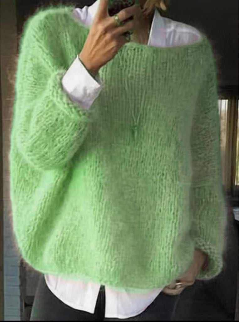 Sarai | Mohair Ribbed Oversized Sweater