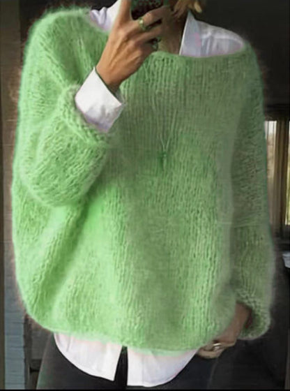 Sarai | Mohair Ribbed Oversized Sweater