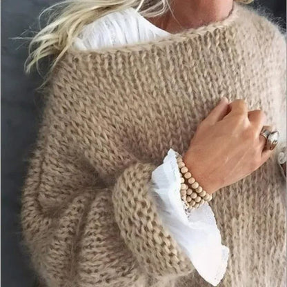 Sarai | Mohair Ribbed Oversized Sweater