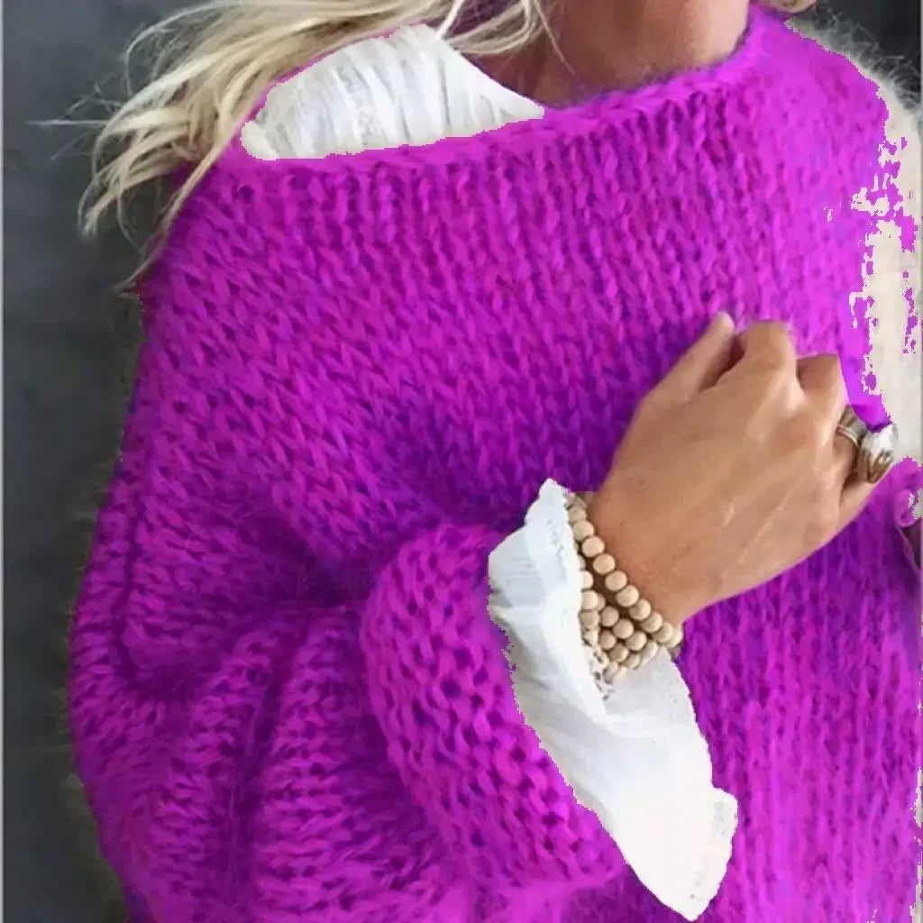 Sarai | Mohair Ribbed Oversized Sweater