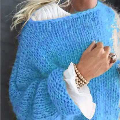 Sarai | Mohair Ribbed Oversized Sweater