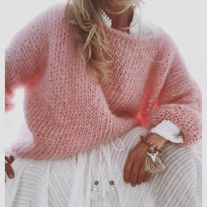 Sarai | Mohair Ribbed Oversized Sweater