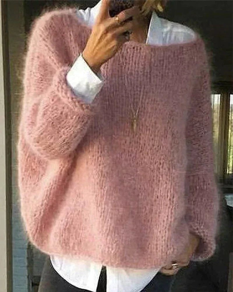 Sarai | Mohair Ribbed Oversized Sweater
