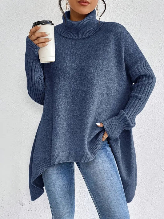 Skye | Oversized Longline Turtleneck Sweater