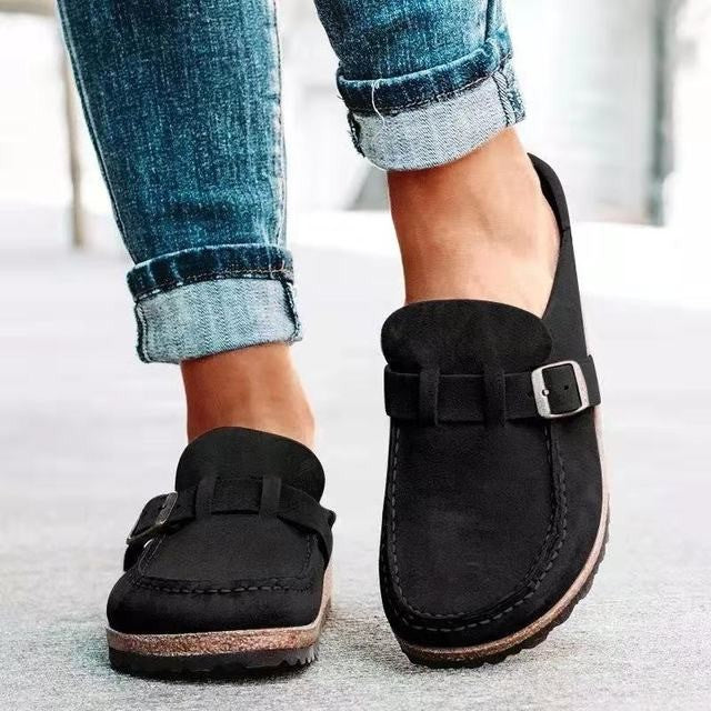 Vera | Buckle-Strap Orthopedic Loafers