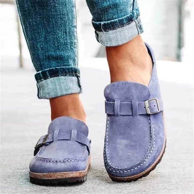 Vera | Buckle-Strap Orthopedic Loafers