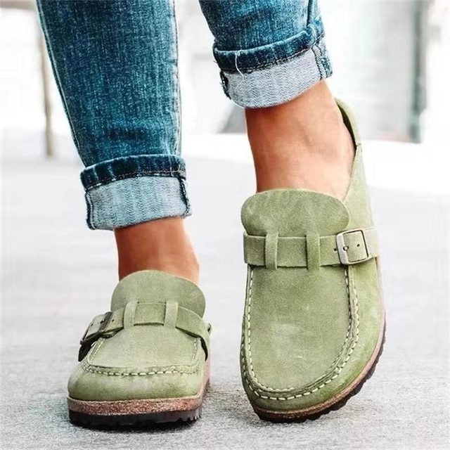 Vera | Buckle-Strap Orthopedic Loafers