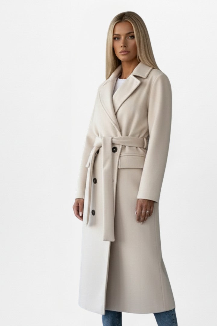 Vera | Double-Breasted Long Coat