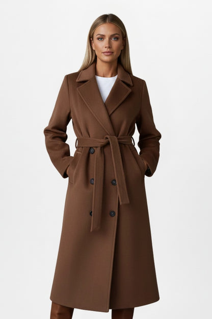 Vera | Double-Breasted Long Coat