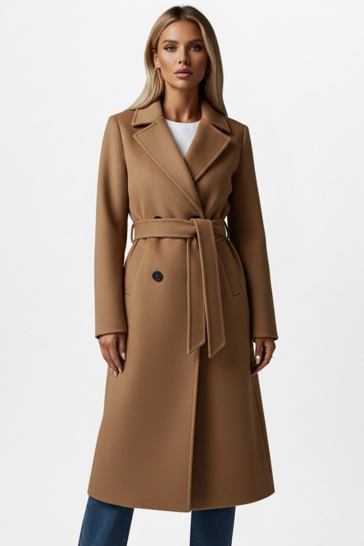 Vera | Double-Breasted Long Coat