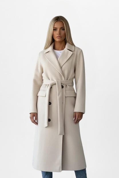Vera | Double-Breasted Long Coat