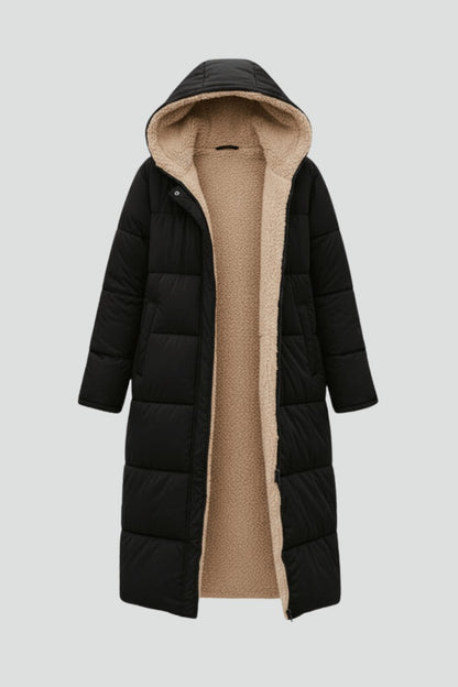 Vera | Hooded Longline Puffer Coat