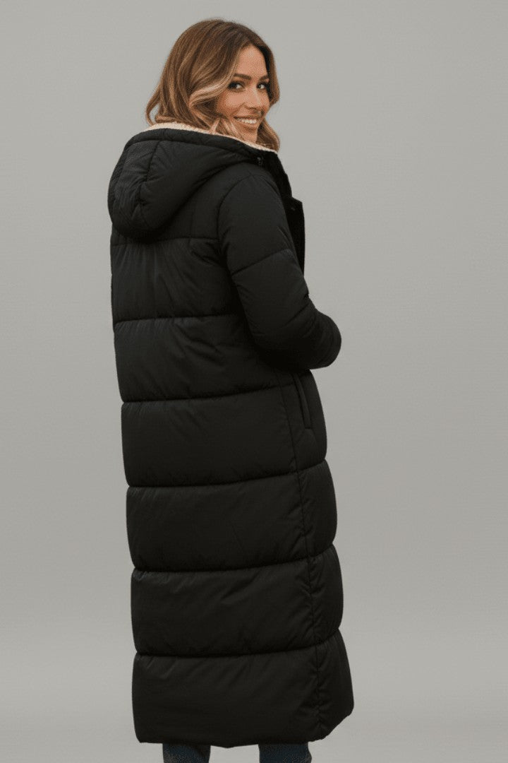 Vera | Hooded Longline Puffer Coat
