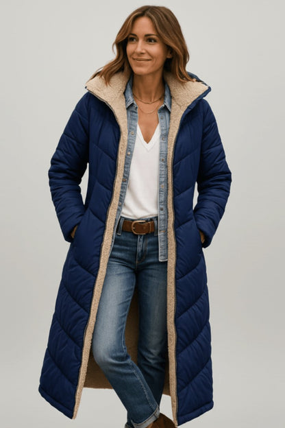 Vera | Hooded Longline Puffer Coat