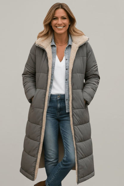 Vera | Hooded Longline Puffer Coat