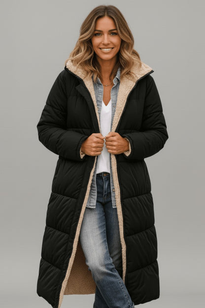 Vera | Hooded Longline Puffer Coat